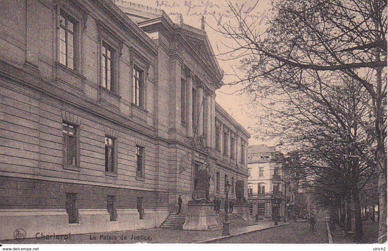 AK Charleroi - Le Palais De Justice - Feldpost - 1918 (28706) - Charleroi