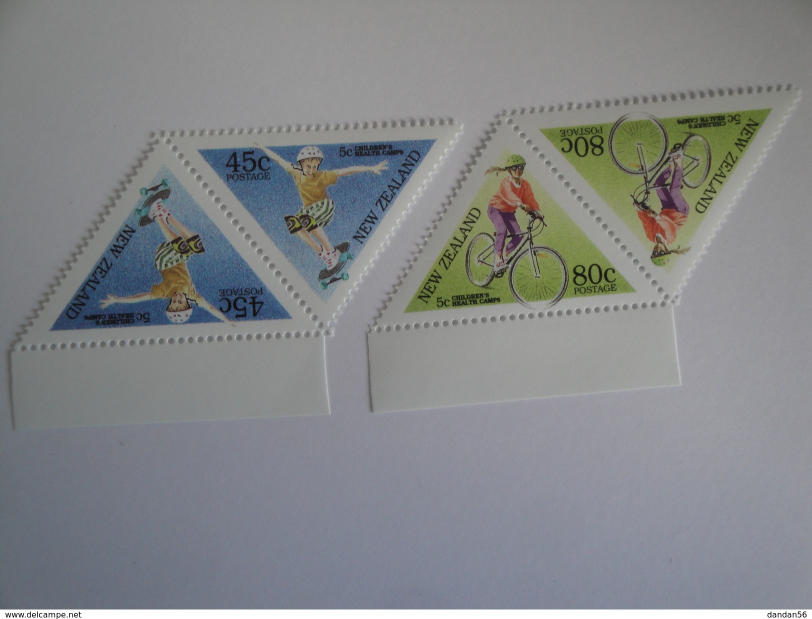 1995  Nouvelle Zélande - Yvert 1371/2 ** Sport Children's Health  Scott B 149/50  Michel 1428/9  SG 1884/5 - Ungebraucht