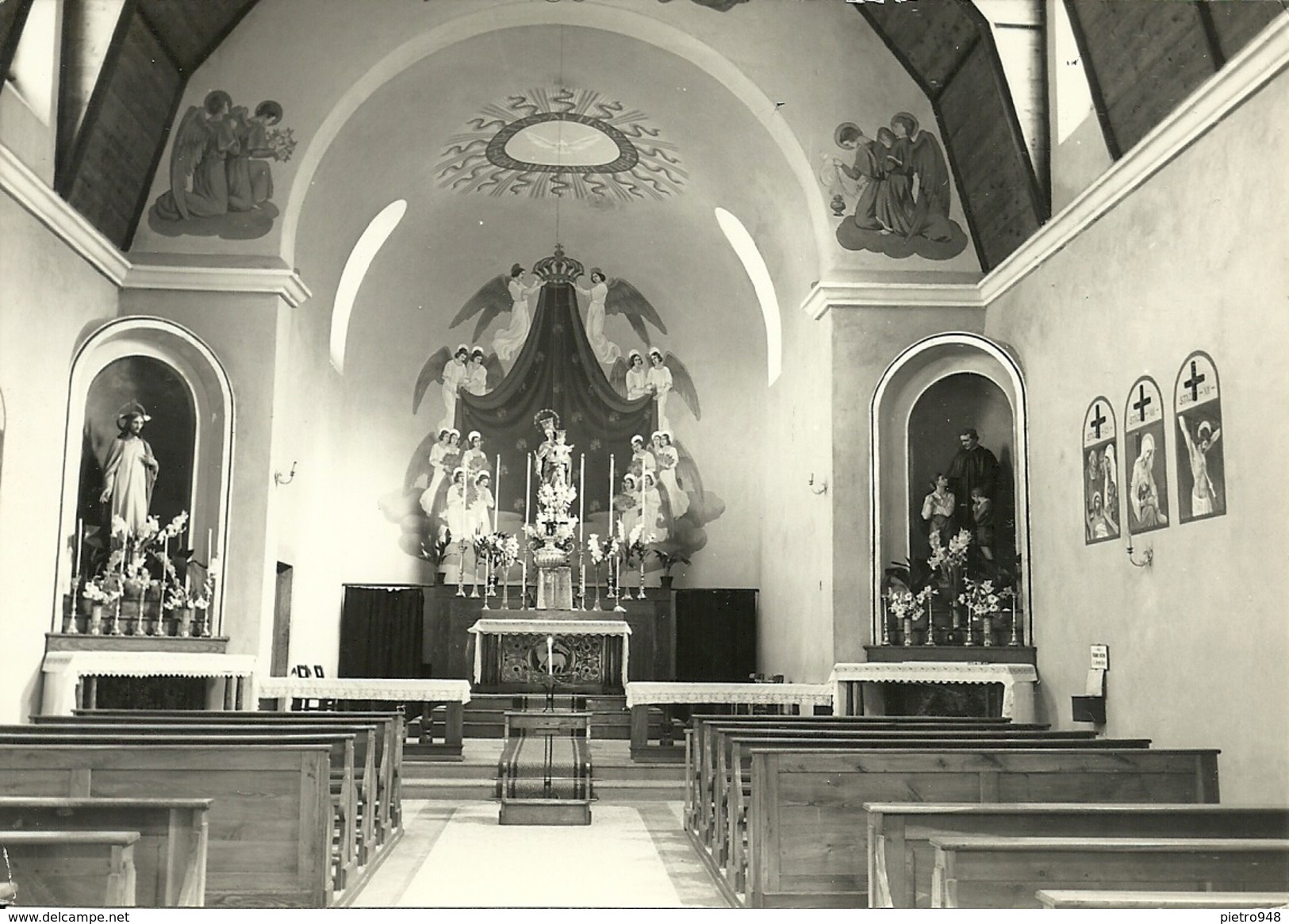 Ponte Arche Fraz. Di Comano Terme (Trento, Trentino) Chiesa Parrocchiale, Interno, Eglise, Church - Trento