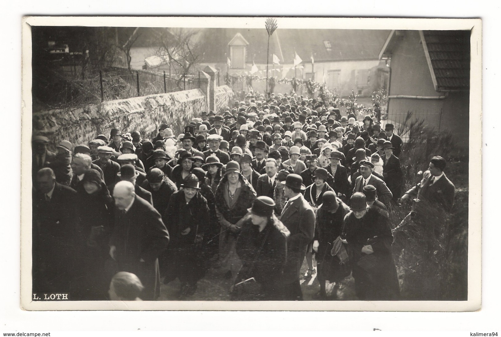 AISNE  /  BEAURIEUX  /  INAUGURATION  DU  MONUMENT  AUX  MORTS  ( 1926 ? ) /  CARTE-PHOTO , édit. L. LOTH - Other & Unclassified