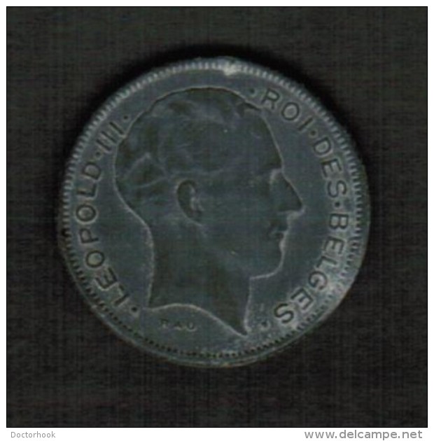 BELGIUM  5 FRANCS 1941 (French) (KM # 129.1) - 5 Francs