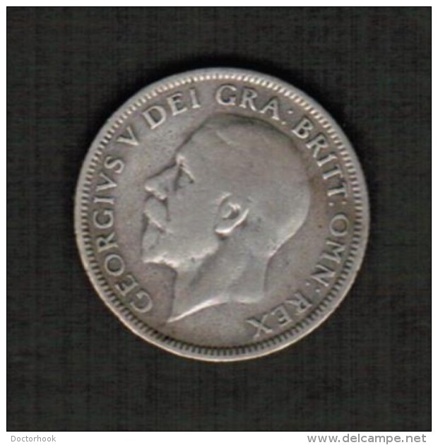 GREAT BRITAIN  1 SHILLING (SILVER) 1928 (KM # 833) - I. 1 Shilling