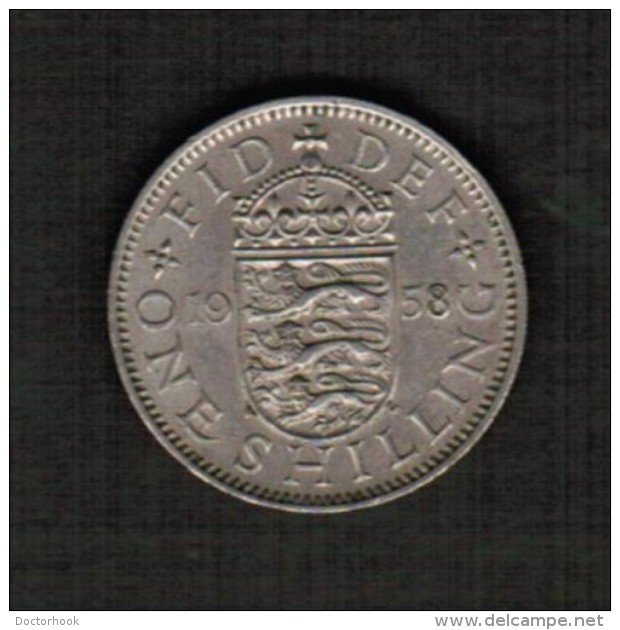 GREAT BRITAIN  1 SHILLING 1958 (KM # 904) - I. 1 Shilling