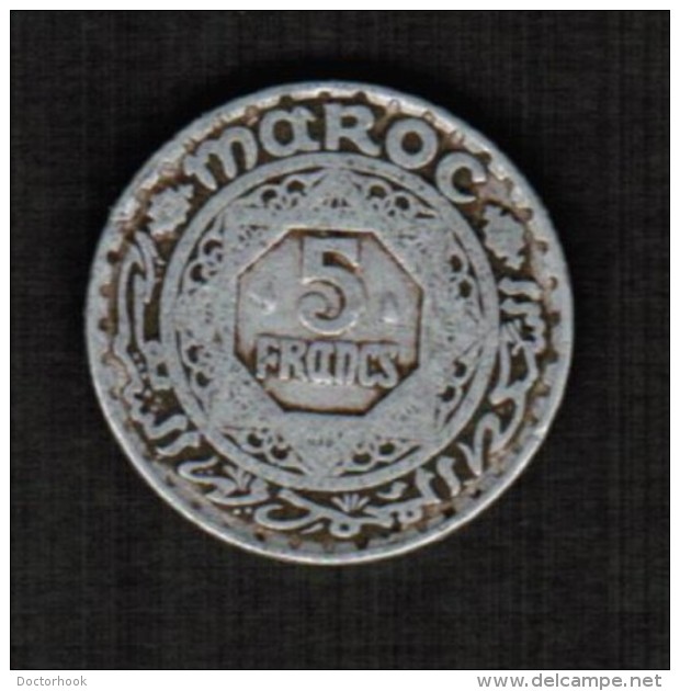 MOROCCO   5 FRANCS 1951 (AH 1370) (Y #48) - Morocco