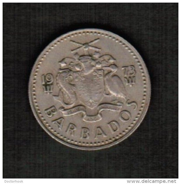 BARBADOS   25 CENTS 1973 (KM #13) - Barbados