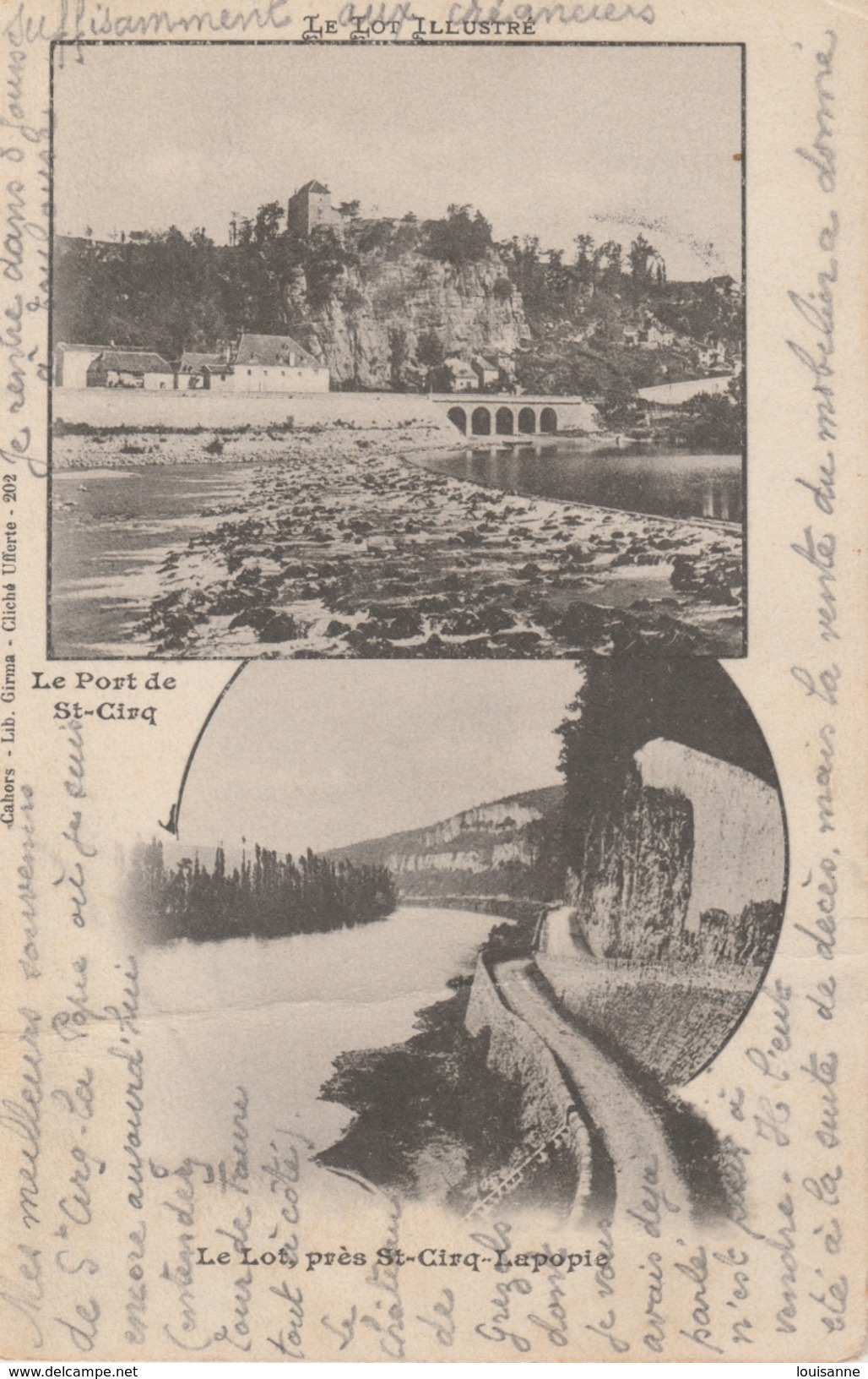 17 / 5 / 154  -    LE  LOT  PRÈS  DE  ST. CIRQ - LAPOPIE - Saint-Cirq-Lapopie