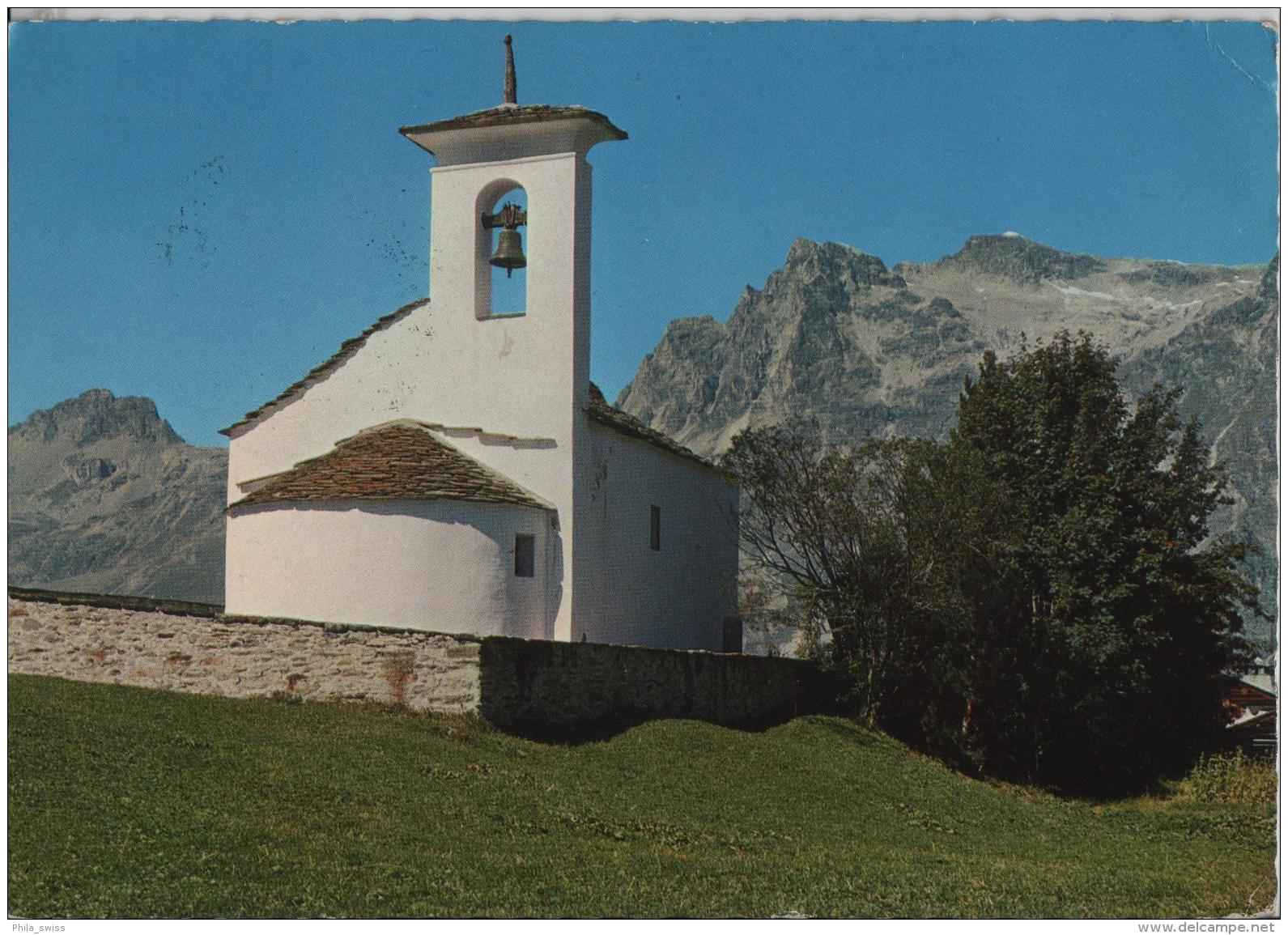 Fex-Kirchli (Oberengadin) Mit Piz Lagrev - Stempel: Sils/Seglmaria - Photo: Furter No. 21-112 - Andere & Zonder Classificatie