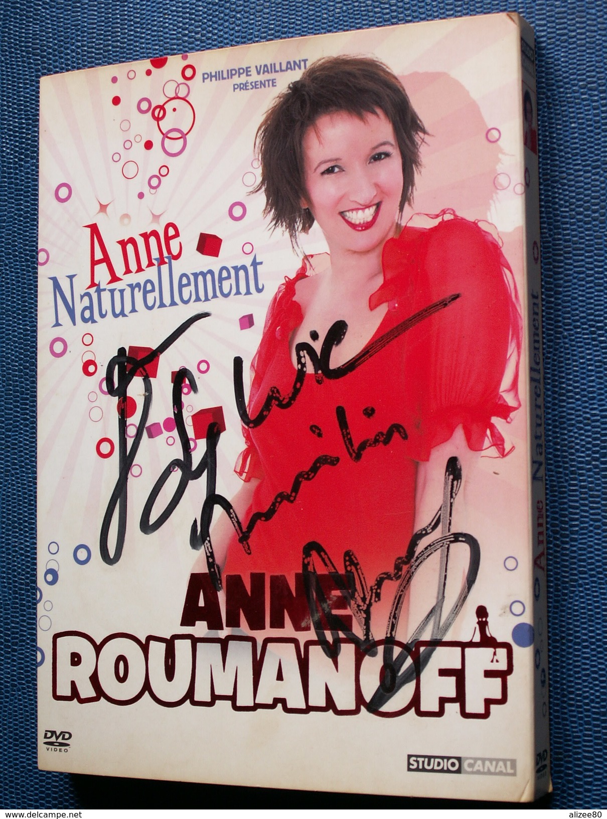 DVD  ANNE  ROUMANOFF  - Pochette Dédicace Originale - Durée 1h.28 - Couleur - Autres & Non Classés