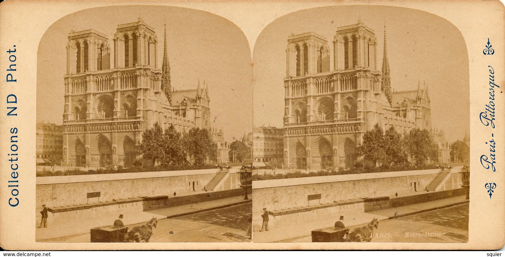 Paris , Notre Dame, Pittoresque, Collections ND Phot - Stereoscopic