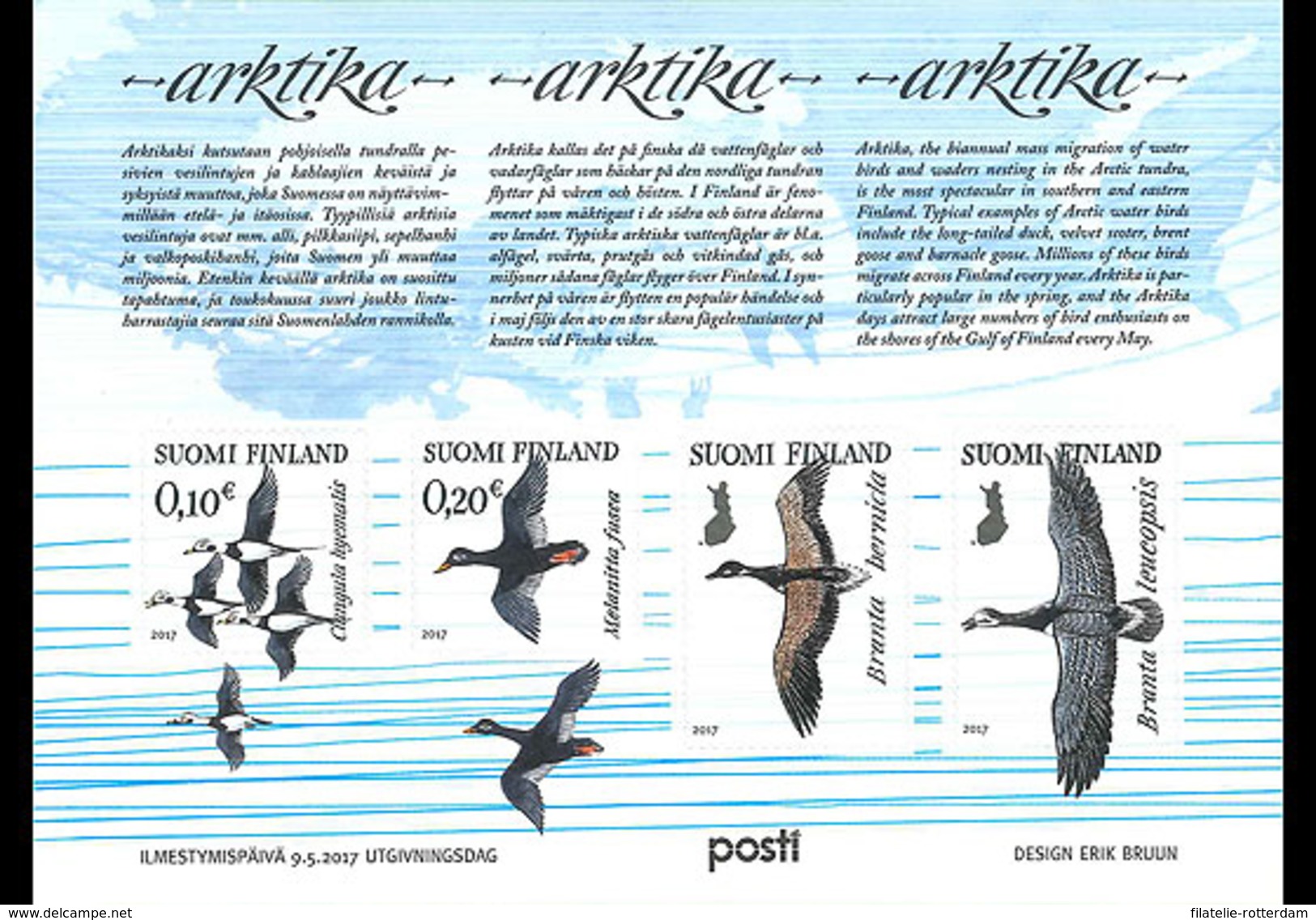 Finland - Postfris / MNH - Sheet Arktika 2017 - Neufs