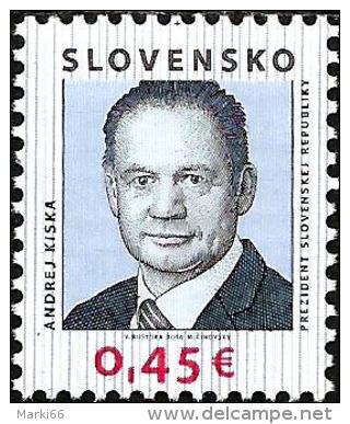 Slovakia - 2014 - President Of Slovakia Andrej Kiska - Mint Stamp - Ungebraucht