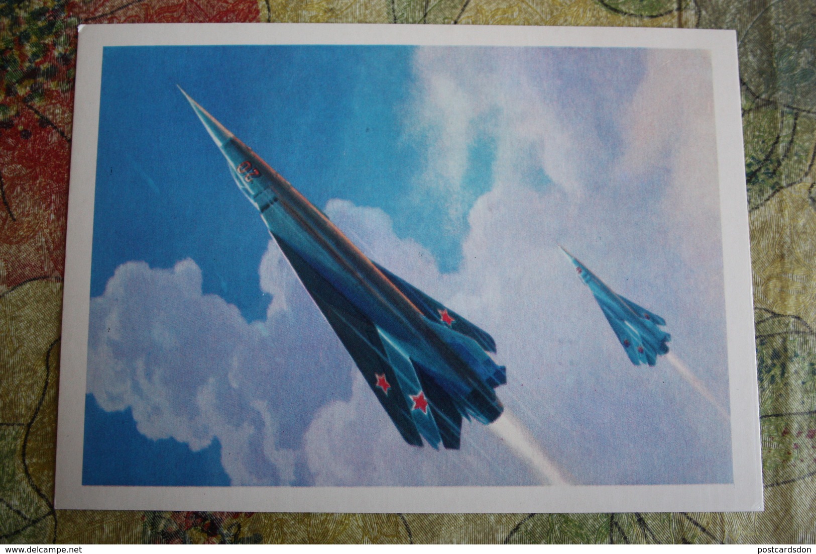 USSR Postcard - "Su" Supersonic War Plane - Old PC 1979 - 1946-....: Moderne