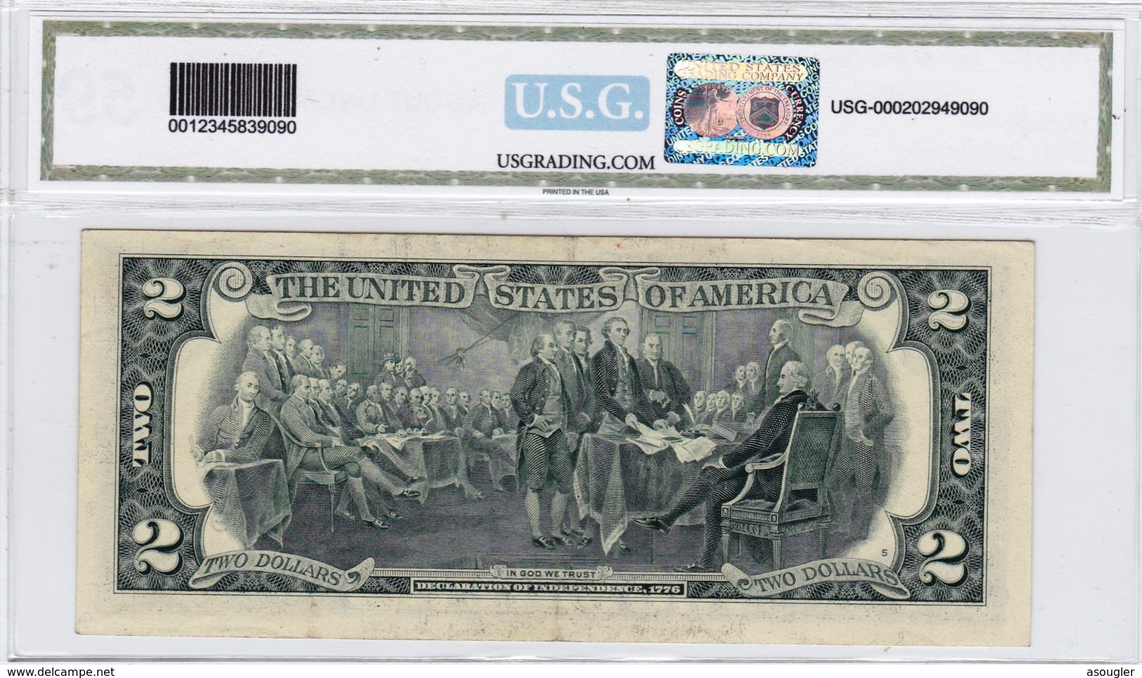 USA 2 $ DOLLARS 2003 STAR NOTE AU 59  (free Shiping Via Registered Air Mail) - Federal Reserve (1928-...)