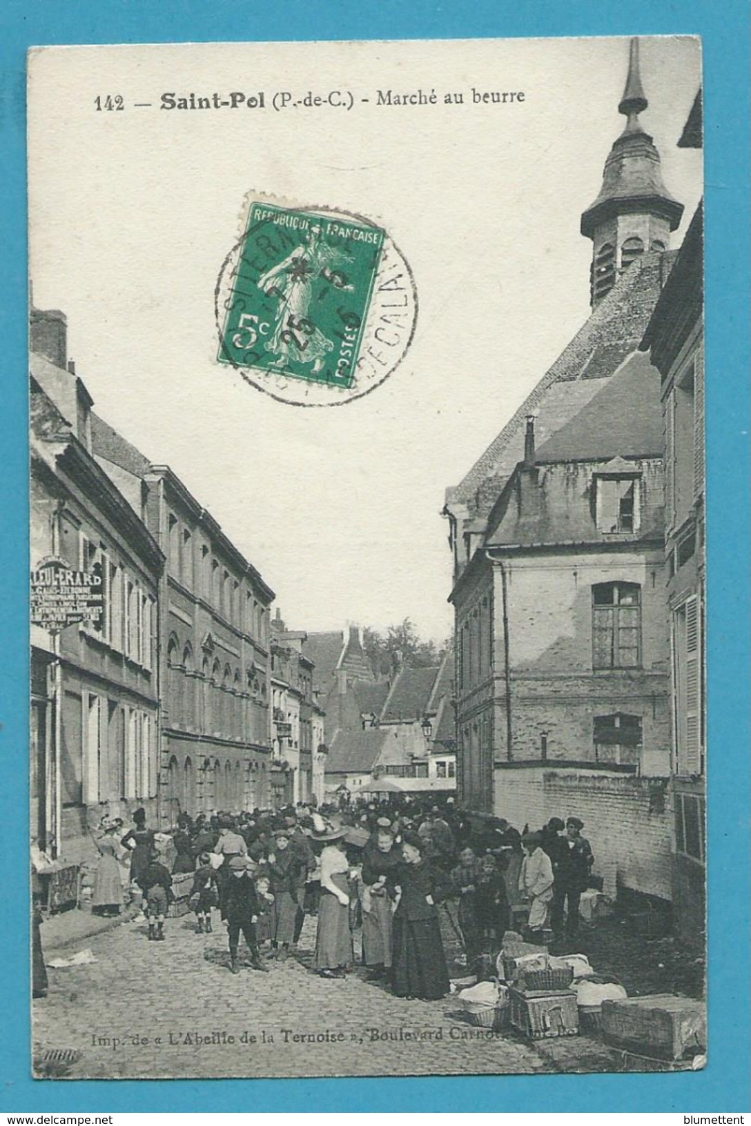 CPA 142 - Marché Au Beurre SAINT-POL 62 - Saint Pol Sur Ternoise