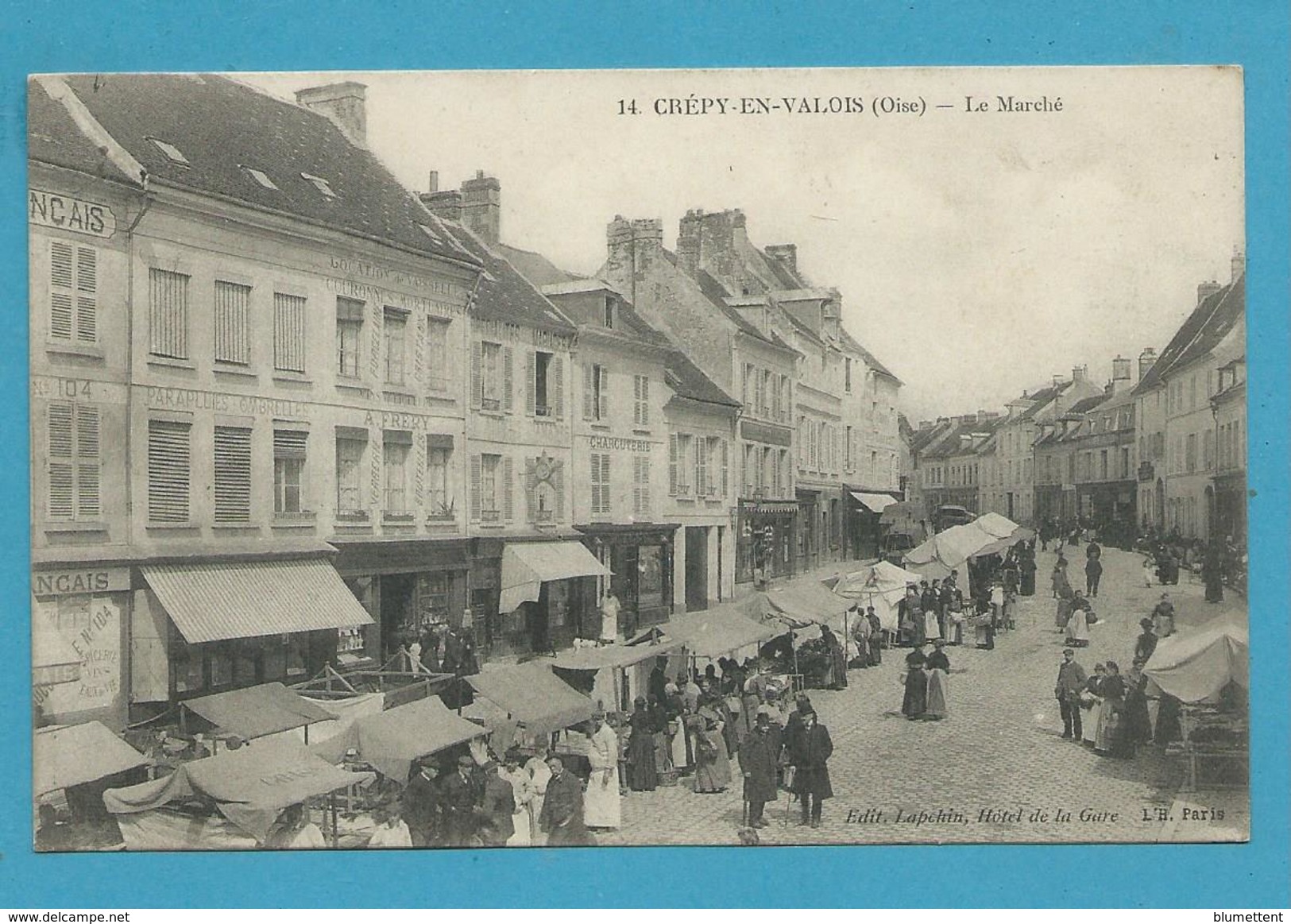 CPA 14 - Marché CREPY-EN-VALOIS 60 - Crepy En Valois