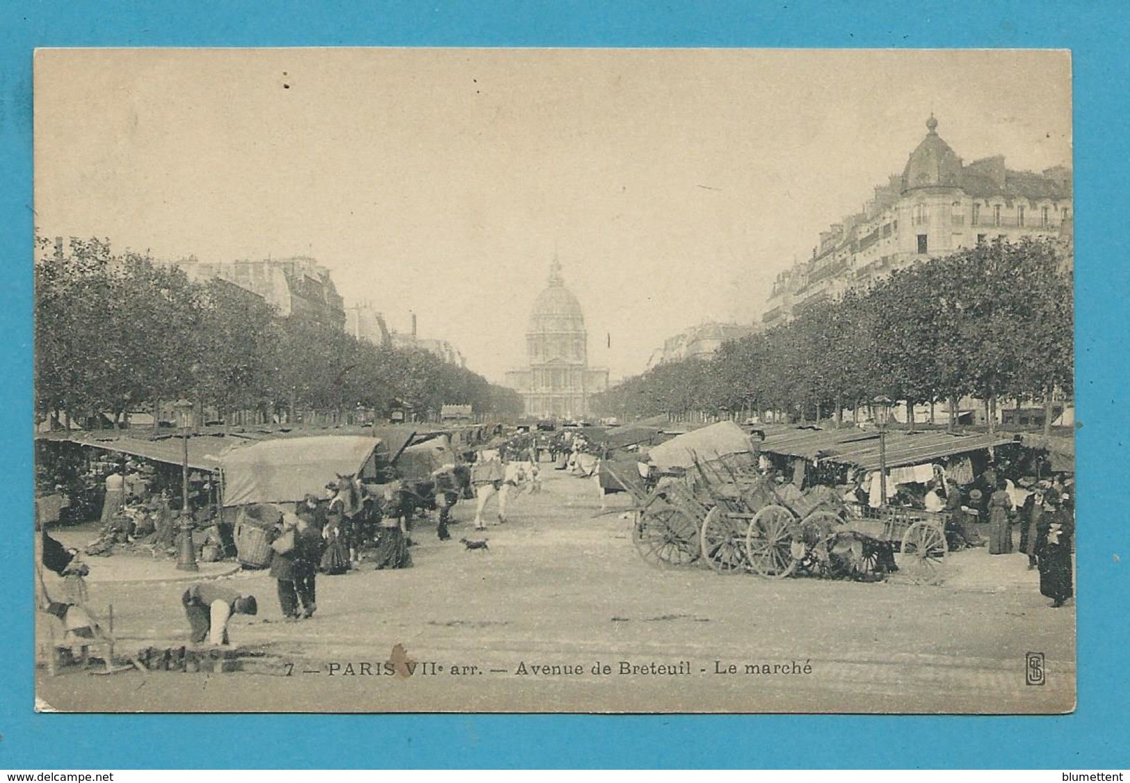 CPA 7 - Marché Avenue De Breteuil PARIS VIIème - District 07