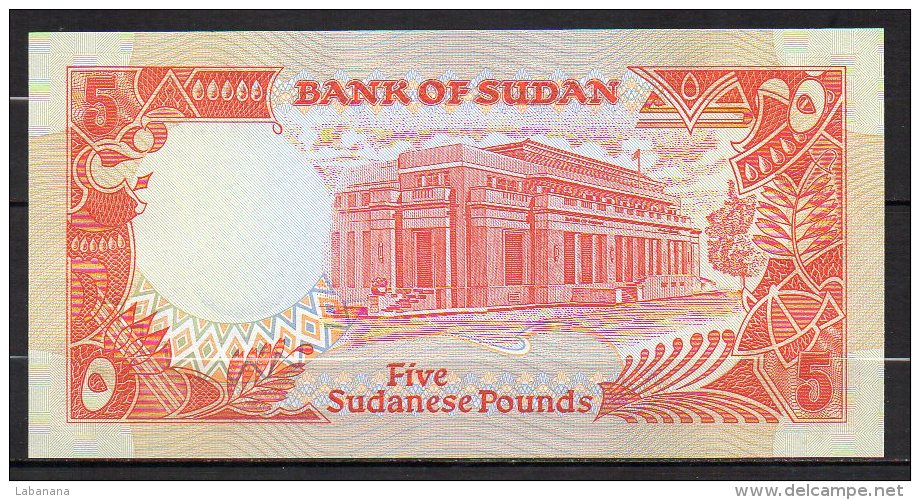 523-Soudan Billet De 5 Pounds 1991 D239 Neuf - Sudan