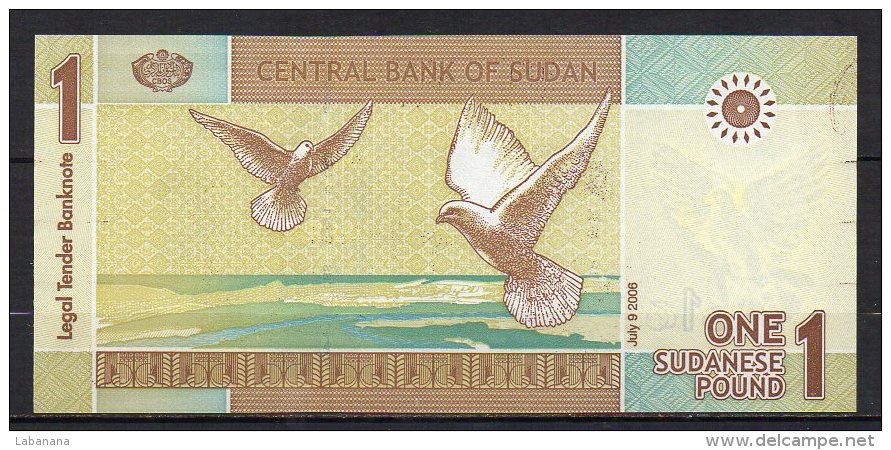 523-Soudan Billet De 1 Pound 2006 AG989 Neuf - Soudan