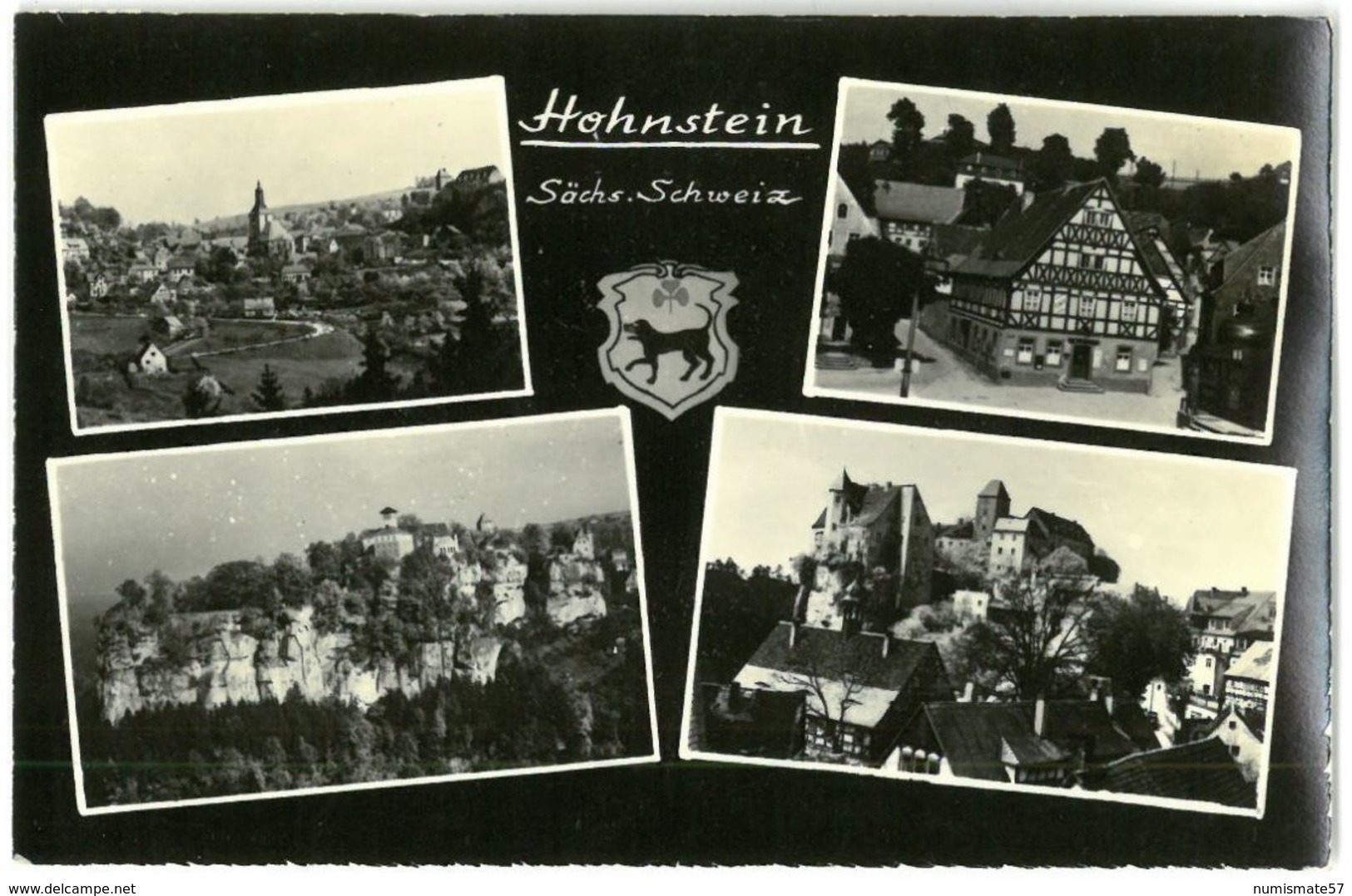 CPSM HOHNSTEIN - Multi Vues - 4 Vues - Hohnstein (Saechs. Schweiz)