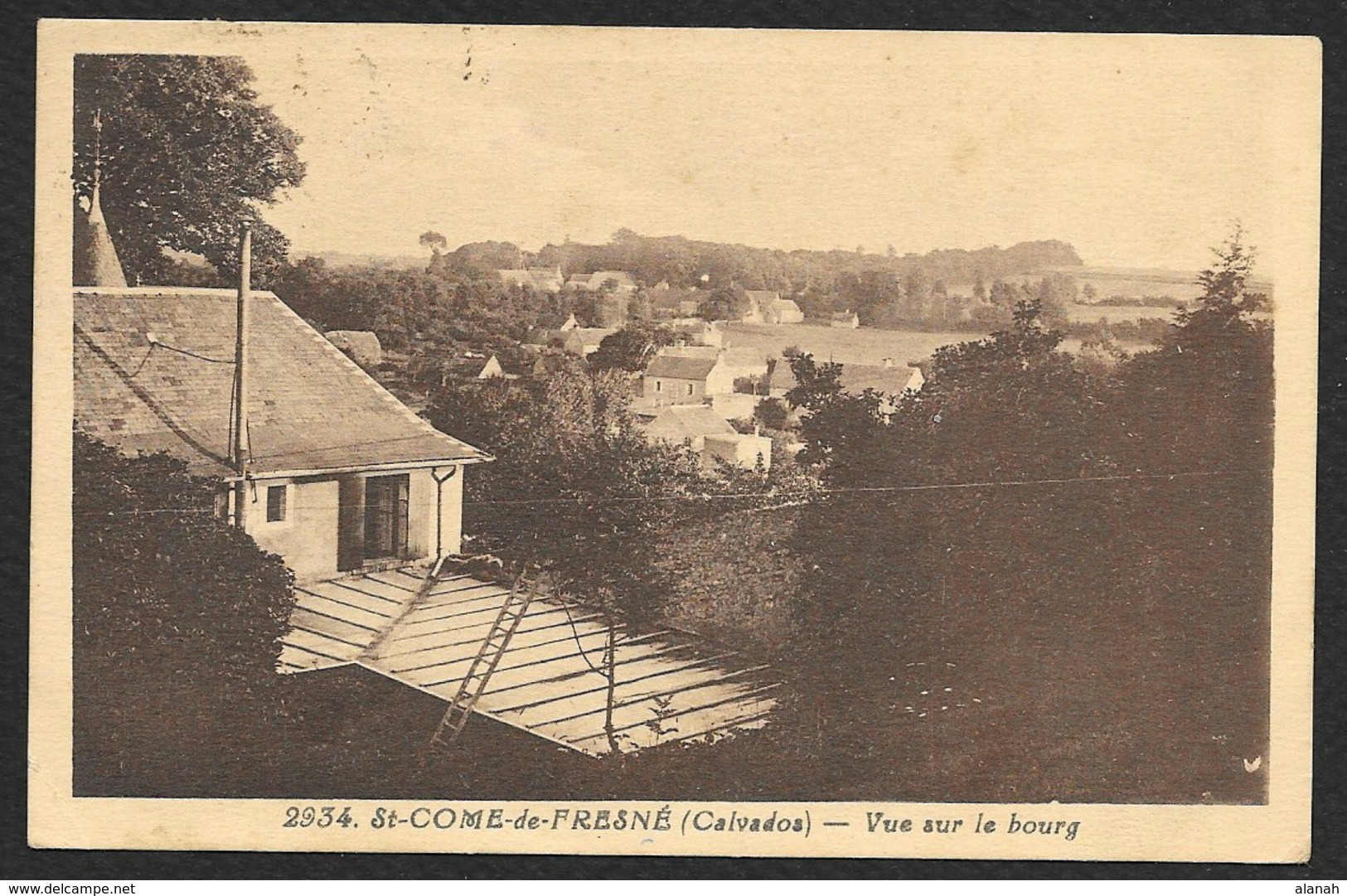 SAINT COME De FRESNE Vue Sur Le Bourg (Riviere Bureau) Calvados (14) - Autres & Non Classés