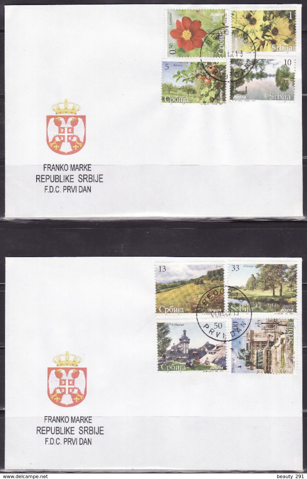 SERBIA 2007 FDC - Servië