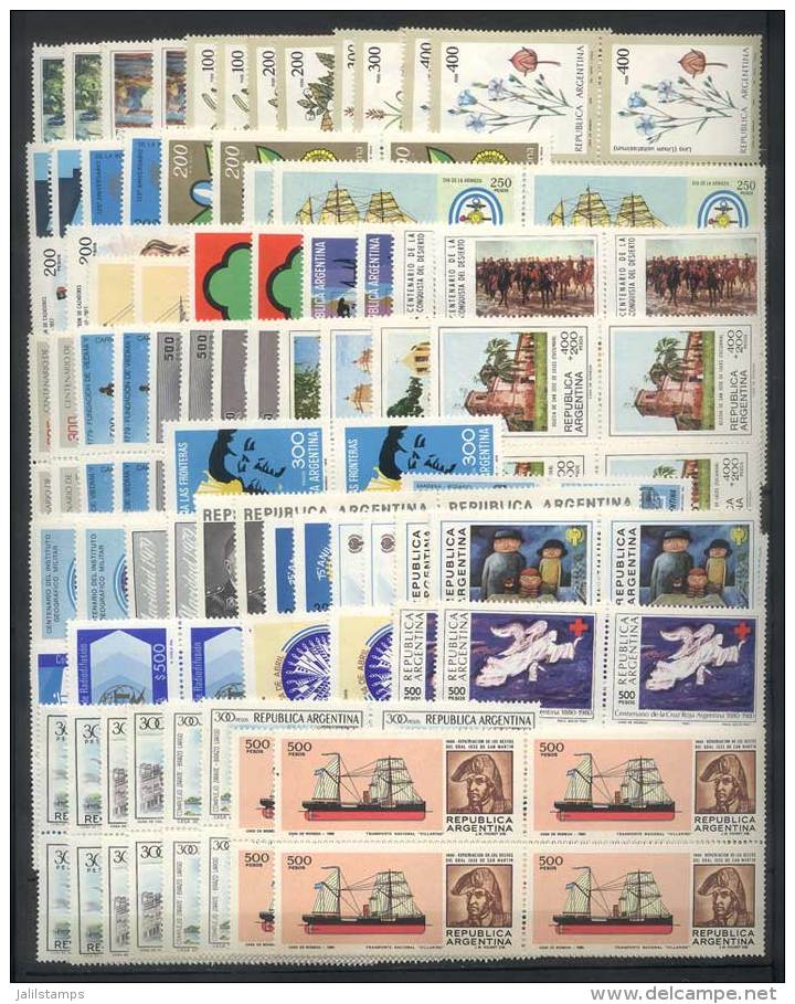 Stockbook With Never Hinged Stamps, Generally In Blocks Of 4, Little Duplication, Very Fine Quality. Catalog Value... - Collections, Lots & Séries