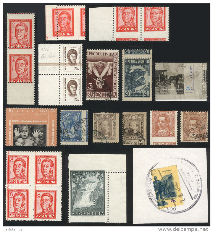 Interesting Lot Of Stamps With Perforation VARIETIES, Some Very Notable, VF Quality! - Collections, Lots & Séries