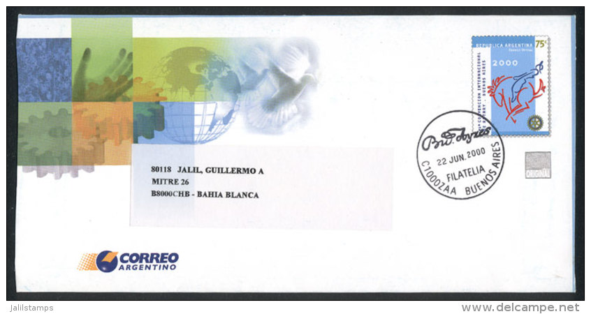 PS Envelope Of The Rotary Club Convention Of The Year 2000, Used On 22/JUN/2000, VF Quality, Only Known Used! - Autres & Non Classés