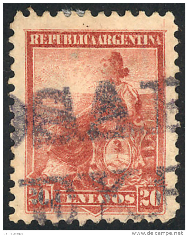 GJ.229, With The Extremely Rare Cancel ROSARIO - POR EXPRESO, VF Quality, Few Known! - Autres & Non Classés