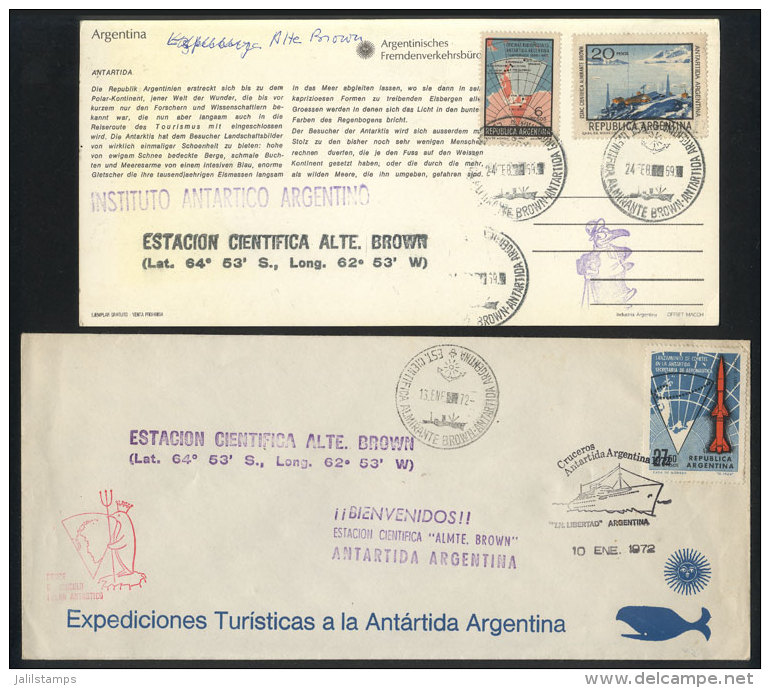Cover And PC With Nice Postmarks Of Years 1969/1972, VF Quality! - Autres & Non Classés