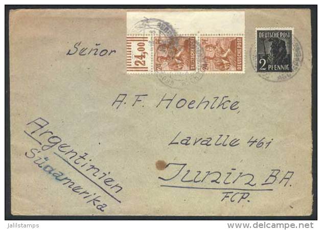 18 Covers Sent To Argentina Between 1946 And 1948, Good Postages, Most Censored, Fine To VF General Quality,... - Autres & Non Classés