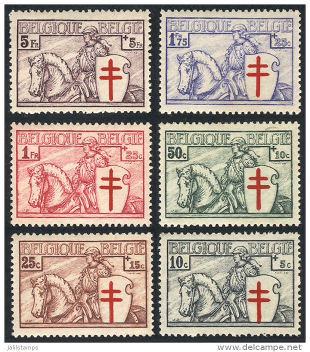 Sc.B152/162 (without B159, Value Of Little Importance), 1934 Red Cross, Crusader, 6 Values Of The Set Of 7, Mint,... - Autres & Non Classés