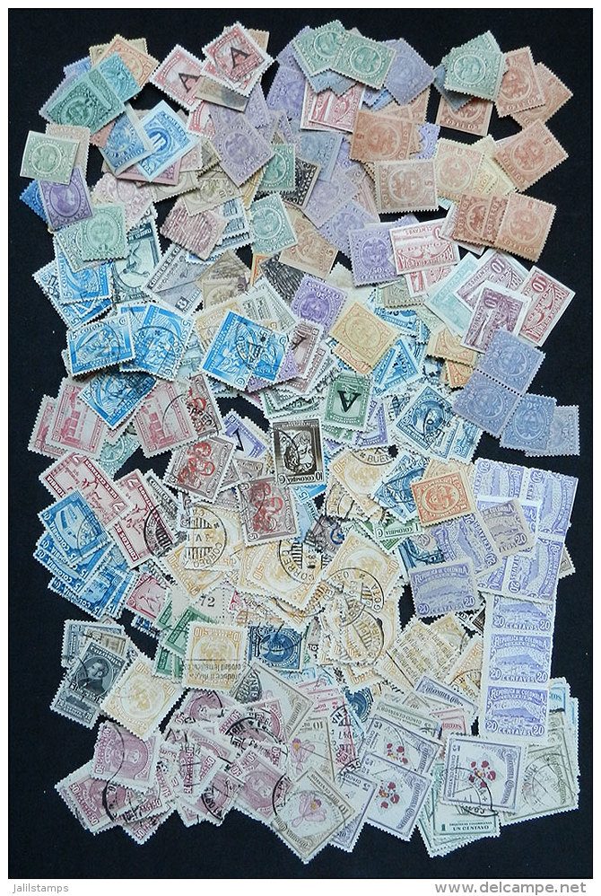 Lot Of Stamps Used And Unused (without Gum Or With Gum Hinged), Many Are Very Old, General Quality Is Fine To Very... - Colombie