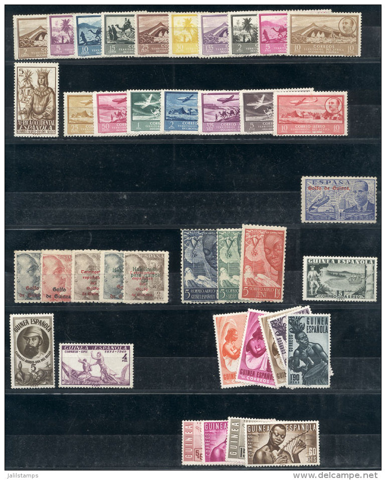 Lot Of Sets And Good Values Mounted On 4 Stock Pages, High Catalogue Value, VF General Quality, Good Opportunity At... - Autres & Non Classés