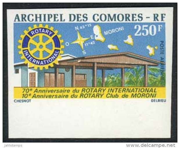 Sc.C67, 1975 Rotary, Maps, IMPERFORATE Variety, VF Quality! - Comores (1975-...)