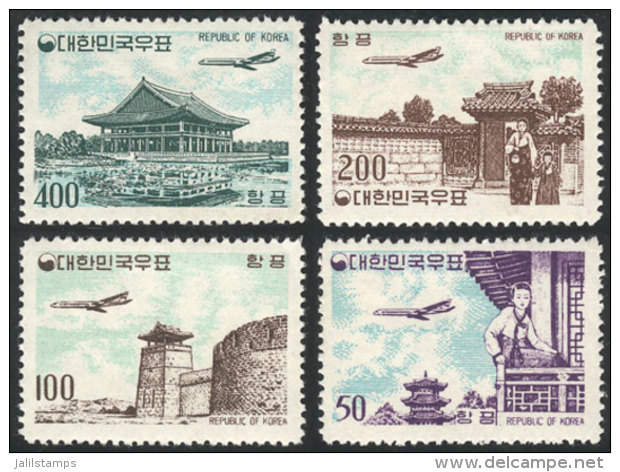 Sc.C23/C26, 1961 Cmpl. Set Of 4 MNH Values, VF Quality! - Korea (Süd-)