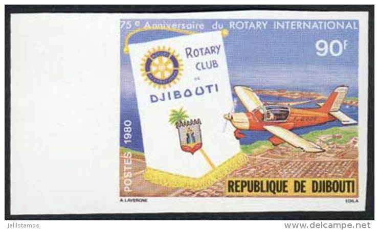 Sc.509, 1980 Rotary International, IMPERFORATE Variety, VF Quality! - Djibouti (1977-...)