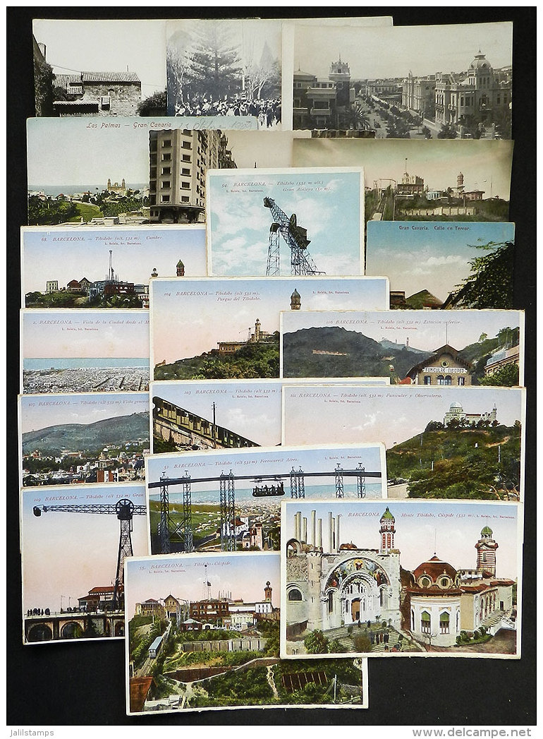 19 Old Postcards, Various Views, Fine General Quality, Low Starting Price! - Autres & Non Classés