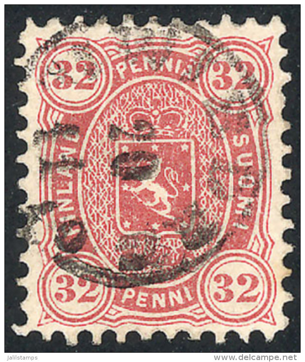 Sc.23, 1875/82 32p. Carmine, Used, VF Quality, Catalog Value US$60 - Autres & Non Classés