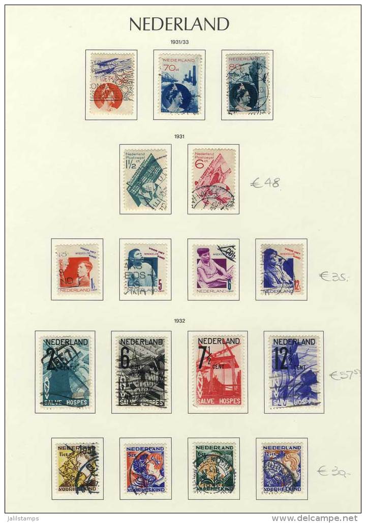 Collection Of Used Stamps (and Few Mint) Up To Approx. 1995 In Leuchtturm Album, Fairly Complete And Of Excellent... - Autres & Non Classés