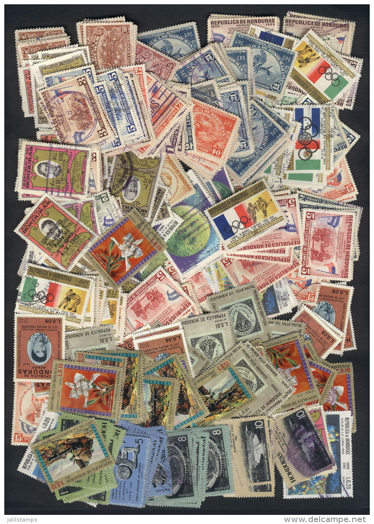 Large Lot Of Used Stamps (many Hundreds), Very Thematic, Excellent Quality, Yvert Catalog Value Euros 220+ - Honduras