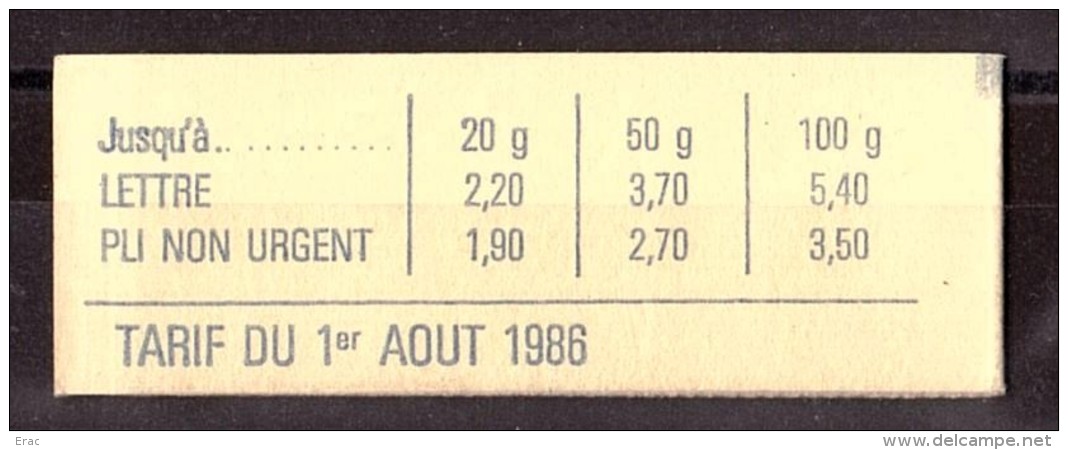 France - 1985 - Carnet à Composition Variable - C 1501 - Neuf ** - Fermé - Liberté De Delacroix - Modernes : 1959-...