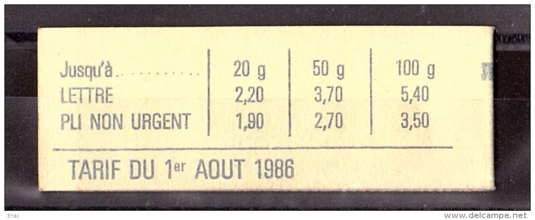 France - 1985 - Carnet à Composition Variable - C 1501 - Neuf ** - Fermé - Liberté De Delacroix - Modernes : 1959-...