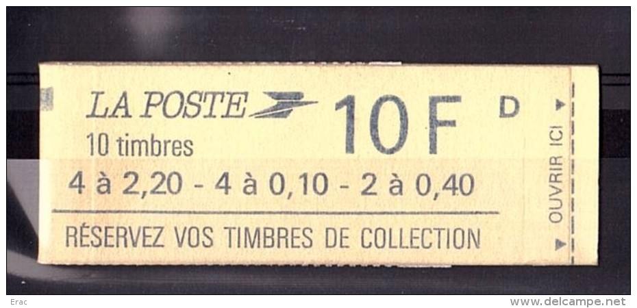 France - 1985 - Carnet à Composition Variable - C 1501 - Neuf ** - Fermé - Liberté De Delacroix - Modernes : 1959-...