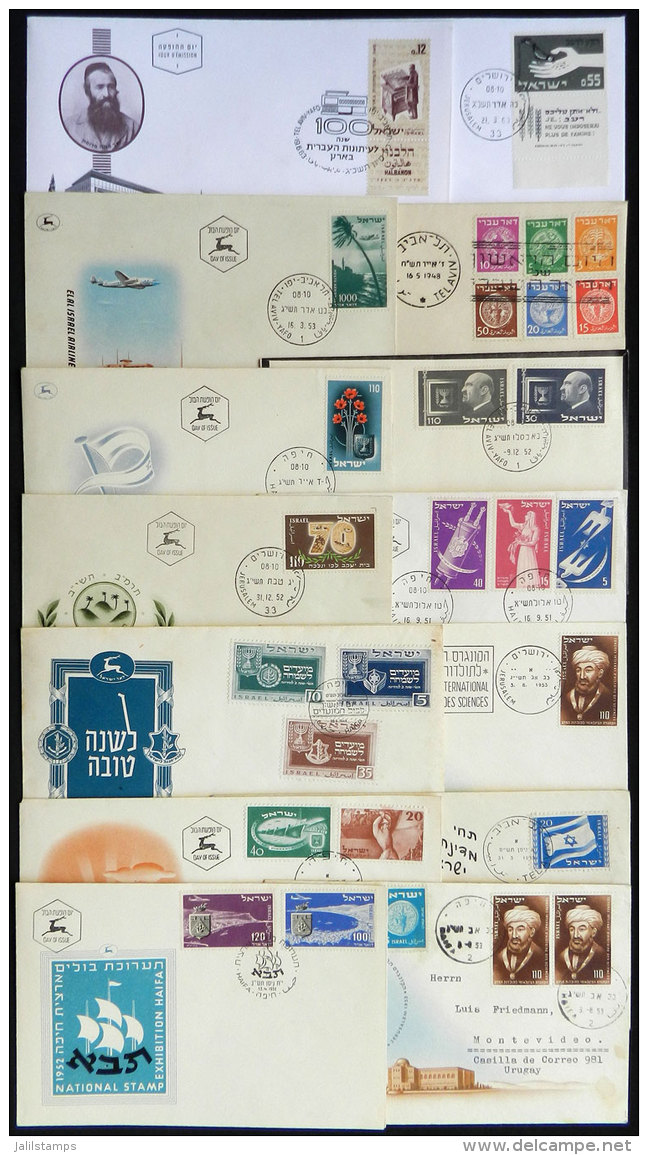 13 Interesting FDC Covers, Very Fine Quality! - Collections, Lots & Séries