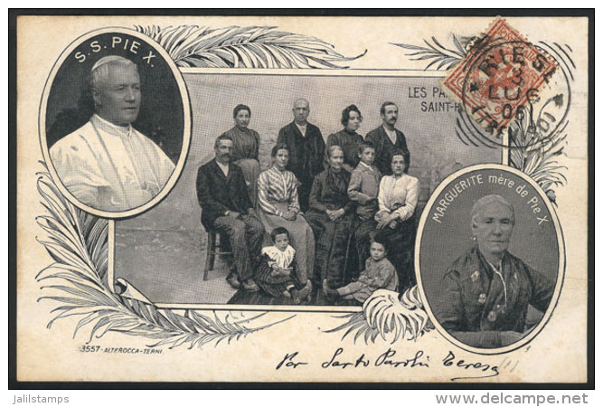 The Family Of Pope Pius X, Beautiful PC Sent From Riese To Argentina On 3/JUL/1906, Very Fine Quality! - Autres & Non Classés