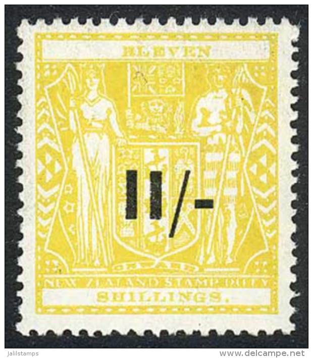 Sc.AR73, 11sh On 11sh. Yellow, Never Hinged, Very Fresh And Attractive, With Tiny Crease Only Visible On Reverse,... - Autres & Non Classés