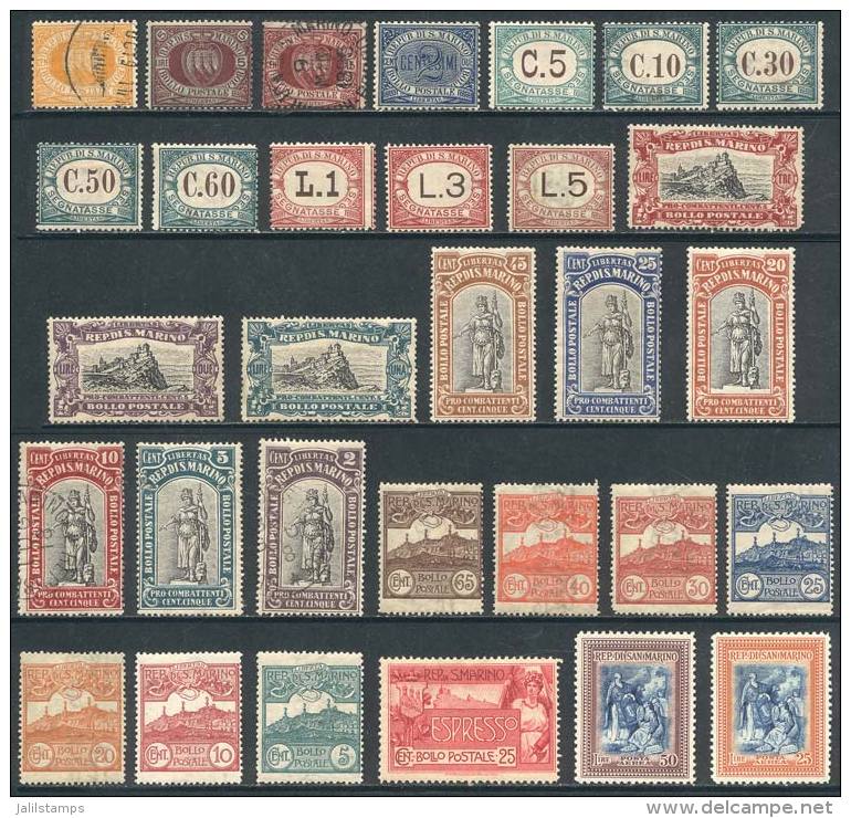 Lot Of Stamps And Sets Of Various Periods, Including Good Values, In General Unused And Of Very Fine Quality. Scott... - Autres & Non Classés