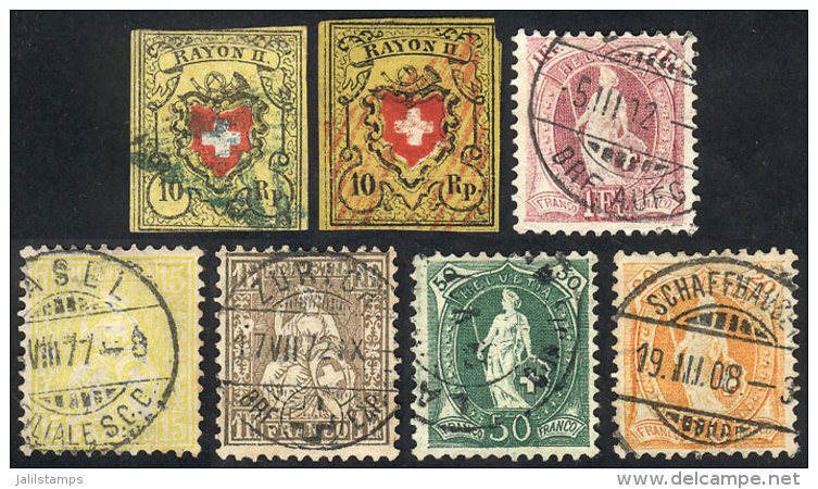 Group Of Old And Used Stamps, One With Minor Defect, Most Of Fine Quality, Scott Catalog Value US$590+, Low Start! - Autres & Non Classés