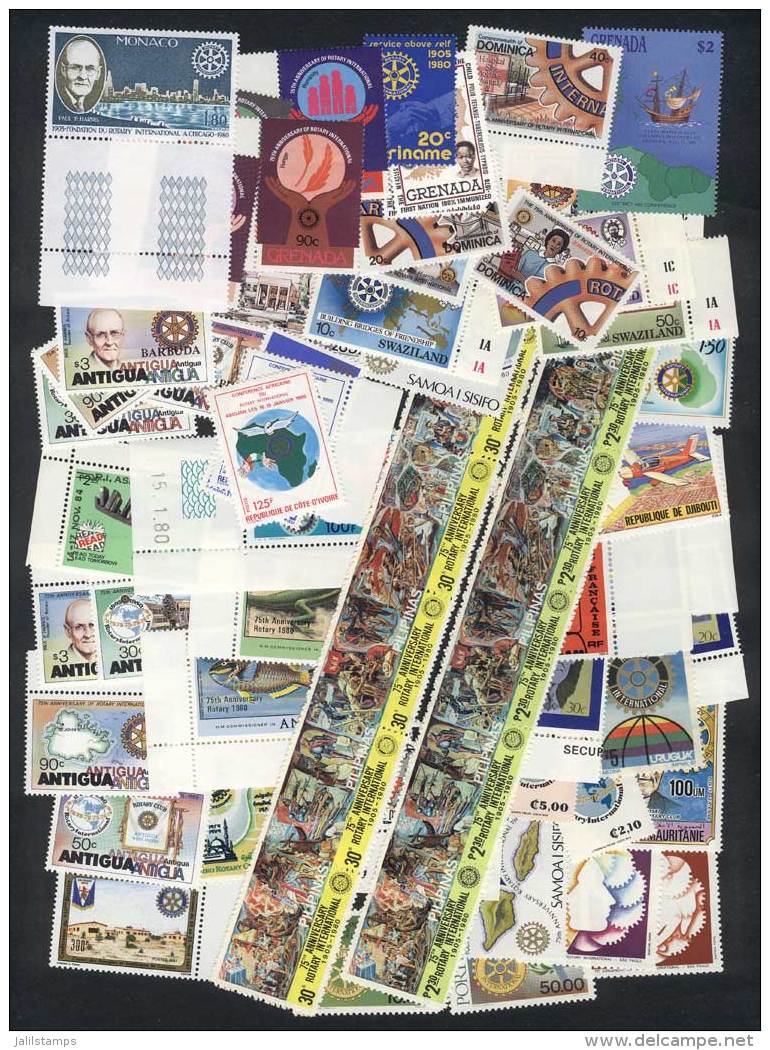TOPIC ROTARY: Lot Of Stamps And Complete Sets, All Mint Never Hinged Of Excellent Quality, Yvert Catalog Value Over... - Autres & Non Classés